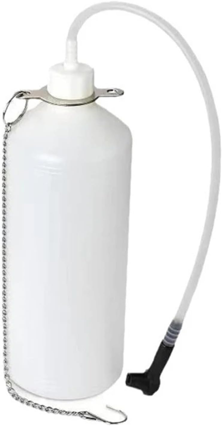 Brake Fluid Bleeder Bottle 1L Brake Bleeding Tool Set Flexible Auto Brake Fluid Extractor Brake System