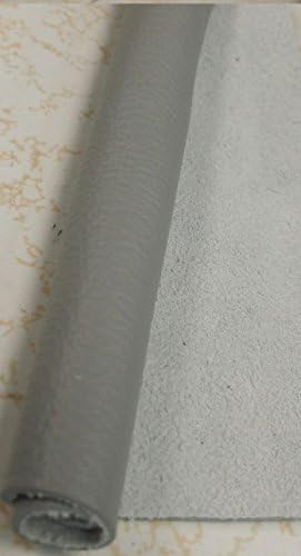 REED Leather HIDES - Cow Skins (10 sq ft, Gray)
