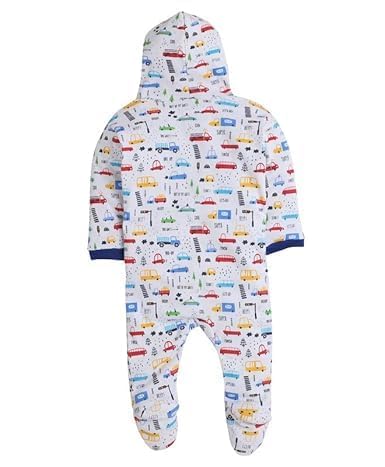 Image of Hooded Rompers /Sleepsuits /Jumpsuit /Night Suits for Baby Boys & Girls, Infants, New Borns Pack of 2 Pec