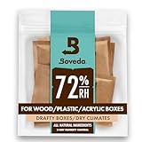 Boveda 葉巻/タバコ用 72-RH 2-湿度 コントロール サイズ 60 使用 25 葉巻 ヒュミドール ホールド 特許取得済み 技術 シガー ヒュミドール 4-カウント 再封 バッグ 4