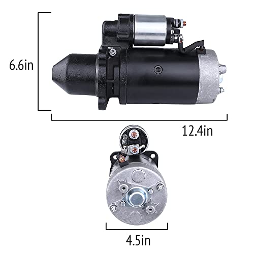 RAREELECTRICAL Motor de Arranque Compatible con Zetor 7711 7745 Sistema Magnetron miniatura 3