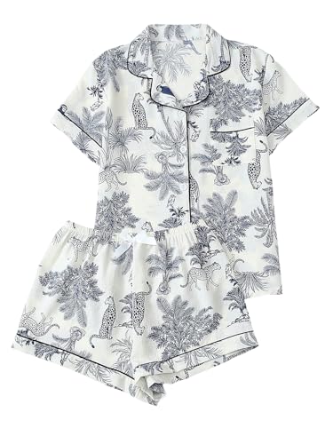 Image of Verdusa Pajamas For Women Set 2 Piece Cute Pjs Sleepwear Lounge Sets