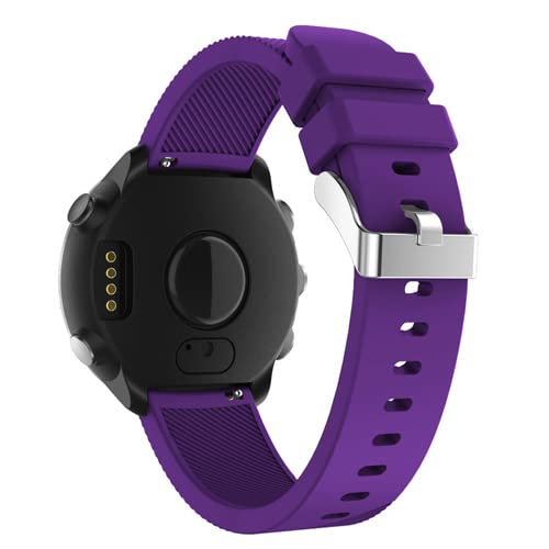 Correa de silicona de 20 mm para Garmin Vivoactive 3 en tus rutas de running