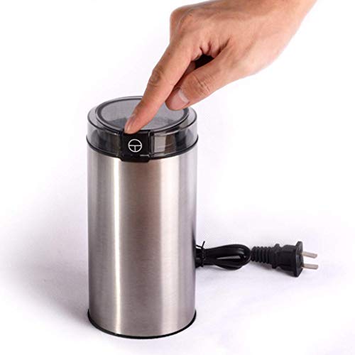 SXLCKJ Kaffeemühle Elektrische abnehmbare Schüssel mit Edelstahl-Klingenmühle zum Mahlen von Kaffeebohnen (Zerkleinerer… – Bild 8