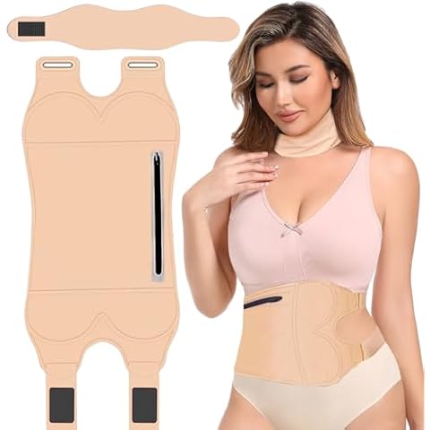 Castor Oil Pack Reusable Castor Oil Pack for Neck Waist with Adjustable Strap & Organic Cotton Cloth, Castor Oil Pack Kit for Liver Detox Insomnia, Suitable for Waist: 28-38in Cover