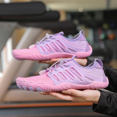 Image of Hike Barefoot Shoes Womens Men,Unisex Barefoot Water Shoes Breathable, Anti-Slip Hiking Footwear for Athletic Wide Toe Shoe Footwear for Hiking, Walking, Running, Yoga, and Water Sports