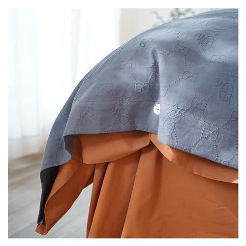 Housse de couette en coton avec drap et taies parure de lit 4 pièces - 4