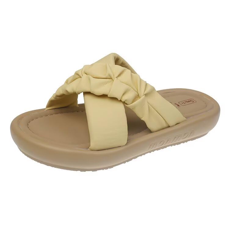 Slide sandales d'été pour femmes anti-glisse : finies les douleurs avec ces chaussures habillées