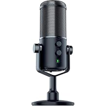 Razer Seiren Elite Studio-Grade Multi-Pattern USB Digital Microphone and Headphone Amplifier