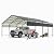 Devoko 20'x20' Metal Carport, Heavy Duty Car Canopy with Galvanized Steel Roof, Reinforced Base Frame, All-Weather Garage, Outdoor Shelter for Cars, Trucks, Boats, Tractors & RV (Black)