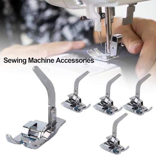 5 Piezas Pie Prensatelas para Máquina de Coser Universal miniatura 4