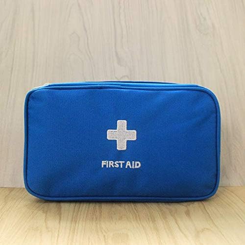 Losuya Portable Travel First Aid Kit Mini Medical Bag Drug Pack Storage Bag Empty (Blue)