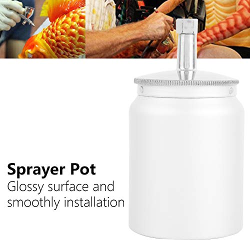 Image of 600CC Paint Cup Aluminum Alloy Spray Gun Cup Pneumatic Sprayer Cup Replacement Pot Suction Type