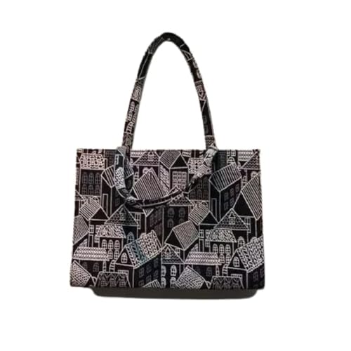 Image of Stylish Jute Tote Bag For Office and Laptop, Shopping Shoulder Bag, Shoppers Tote Handbags Lightweight Waterpoof Big Size, Grocery Bag, Eco Friendly Bags For Shopping For Women