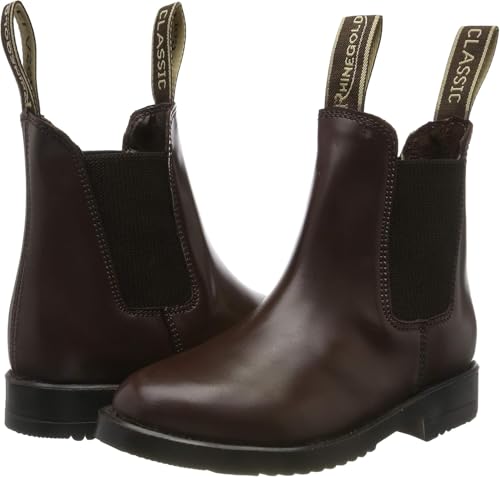 Image of Rhinegold Childrens Classic Leather Jodhpur Boots