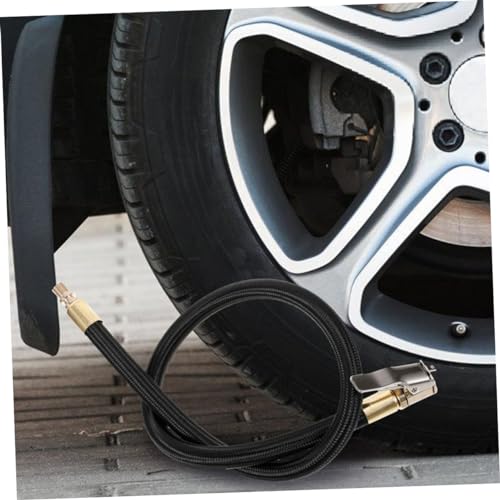 Car Charger Car Tire Inflator Hose Inflator Pump Tube Inflator Tube with Chuck Inflatable Pump Extension Tube Inflator Extension Hose Car Inflator Extension Tube Air Inflator Hose3