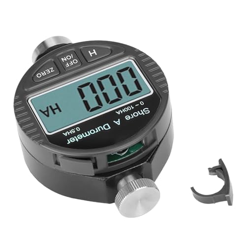 Medidor de dureza digital Shore A 100HD con visor LCD para materiales de caucho 3