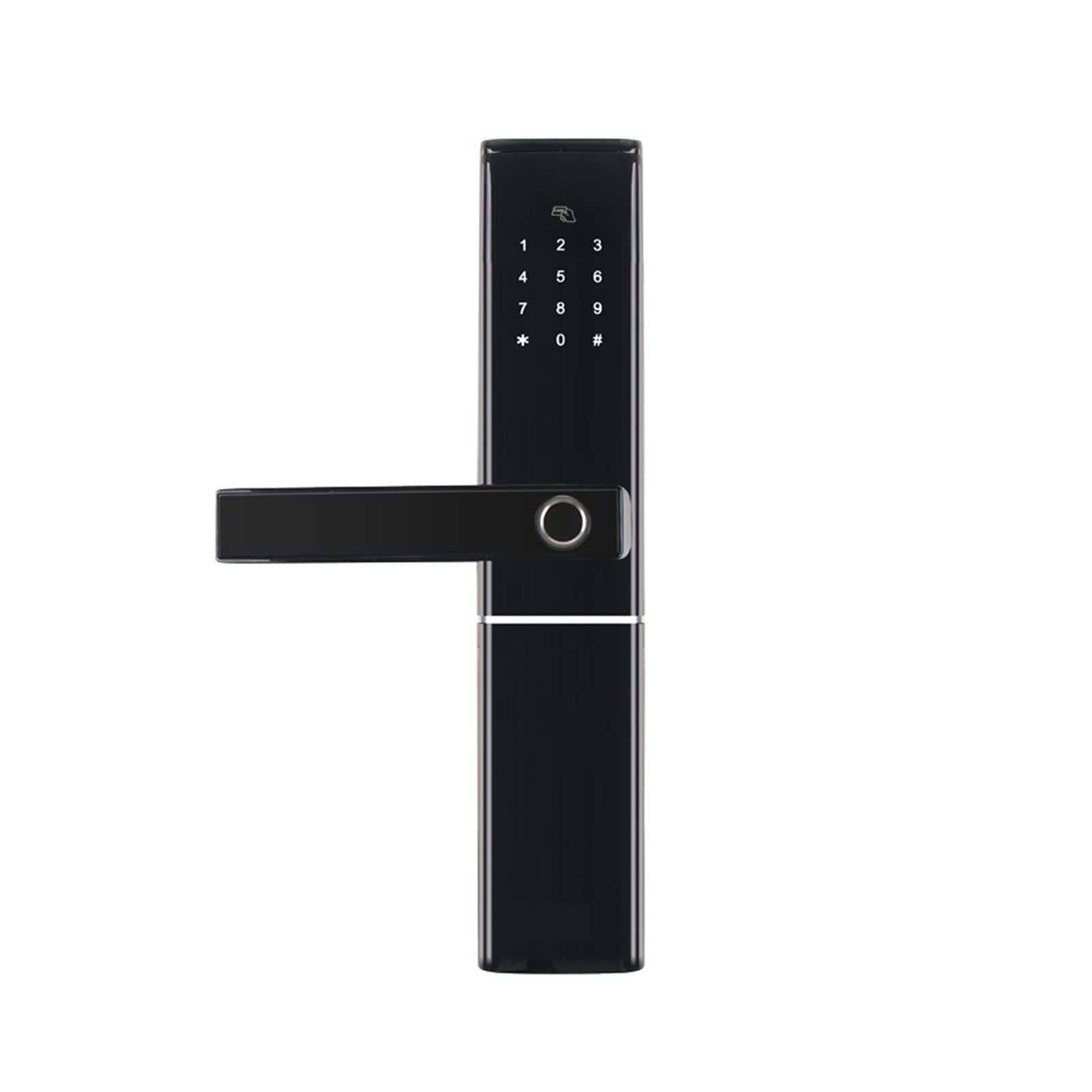 DRAUXI Fingerprint Smart Door Lock Intelligent Electronic Lock Fingerprint Verification with Password Card APP Unlock R-FK1 Home/Bedroom/Office