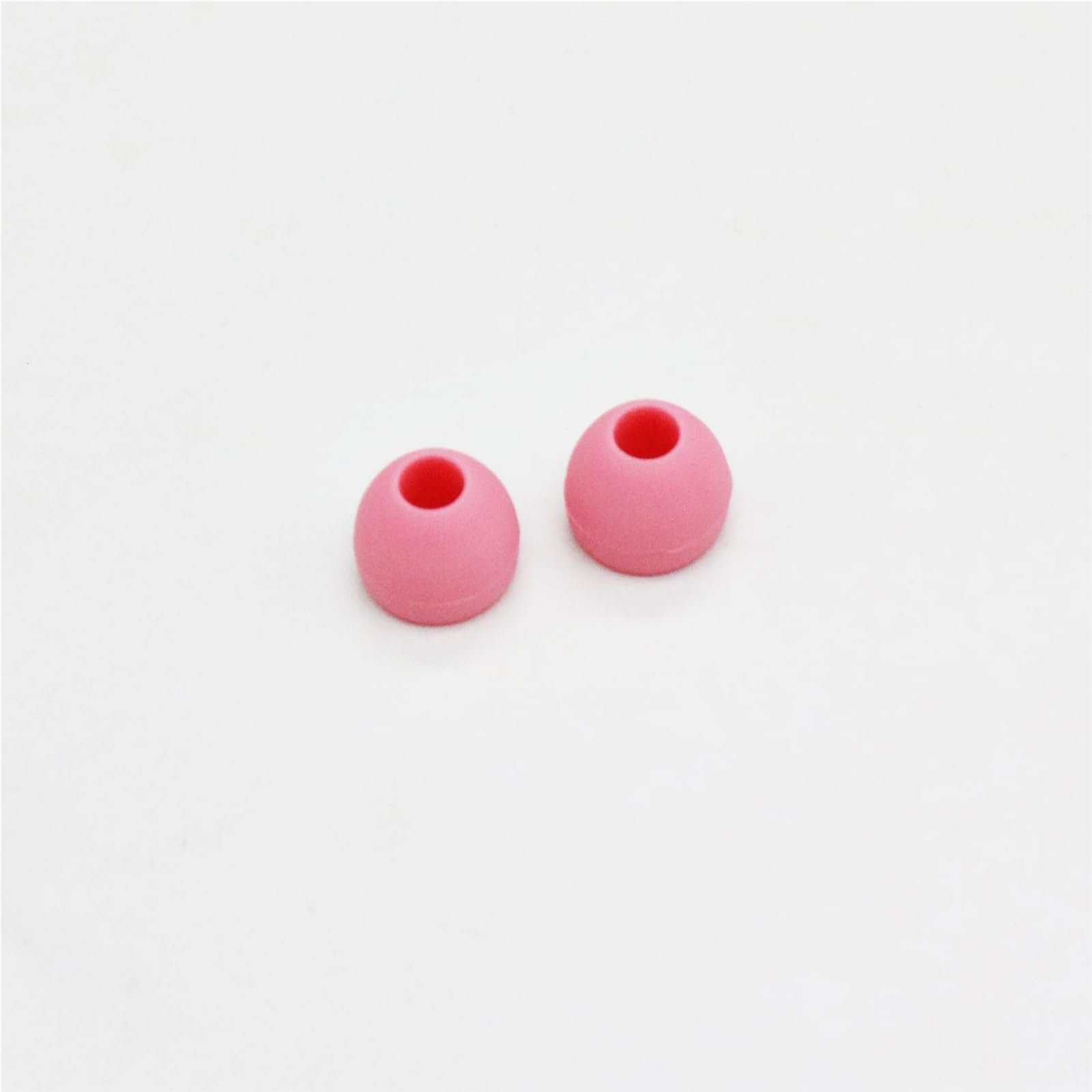Embouts de rechange en silicone pour écouteurs - Diamètre : 3,8 mm - Rose