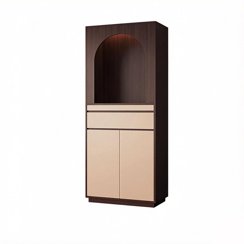 Cenz-888 buddha statue display table Minimalist Home Shrine Cabinet Altar with Storage(Bruin,Large)
