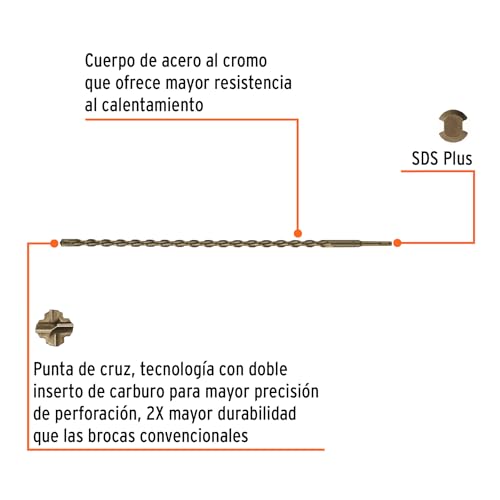 Broca para concreto 5/8 15 Imagen adicional