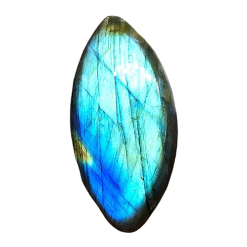 Labradorite naturelle marquise 37x18mm pour réparer ou créer un pendentif unique