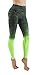 Vesi Star Women's Flexible Exercise Pants (Large, Green)