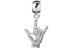 I Love You - Heart Sign Language Charm