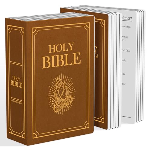Katatdes Holy Bible Pillow Bible Pillow Book Plush That Opens Home Aesthetic Room Decorative Soft Stuffed Pillows Christmas Cartoon Throw Pillows (Brown)