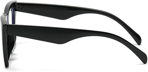 Miniatura 9 de Gafas de lectura cuadradas de gran tamaño para mujeres, lectores de moda con bisagra de resorte, montura cuadrada gruesa UV400