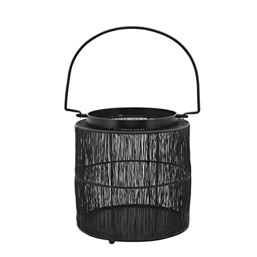 Sagebrook Home LANTERA DE ALAMBRE METAL 26 cm, NEGRO Cover