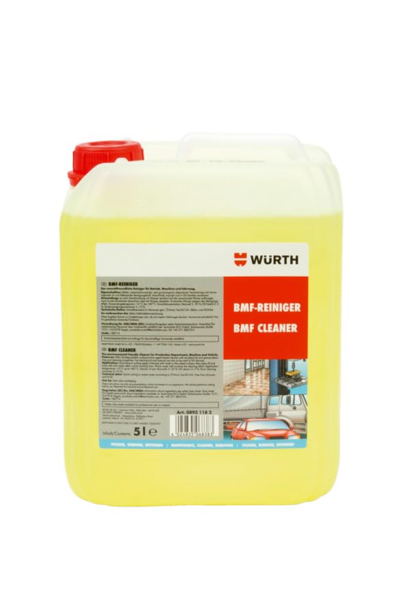 Würth BMF Werkstattreiniger 5L – alkalischer Universalreiniger für Werkstatt, Fahrzeug & Maschinen