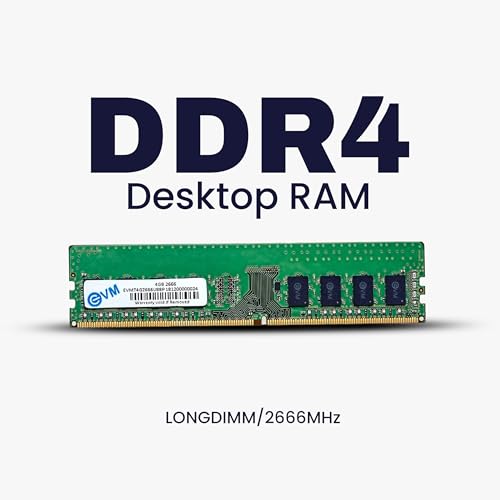 Image of EVM 4GB DDR4 Desktop RAM 3200MHz - Unleash Your System's Full Potential - Perfect for Gamers, Office Work, and More - 10 Year Warranty (EVMT4G3200U88P)