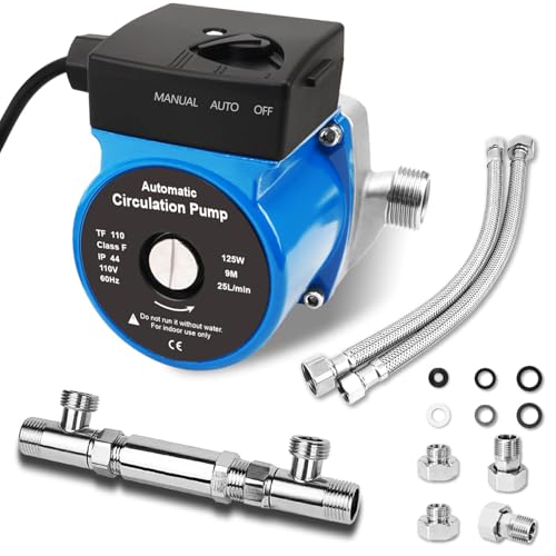 ZAIGANMA Hot Water Recirculating Pump, Water Circulator Pump, Automatic Hot Water Circulating Pump...