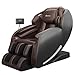Produktbild Real Relax Massagesessel, Ganzkörper-Null-Schwerkraft-SL-Track Shiatsu-Massage-Sessel mit Heizung Körperscan Bluetooth Fußroller, Favor-06 Braun, für Entspannen, Armlehne|Rollend