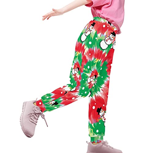 USA Flag Boys' Active Sweatpants Running Clothing, Mushroom Teens Hiking Clothing Bind Feet Sweatpants 4-15 Years2