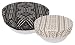 Now Designs 2023021aa Cotton Bowl Covers, Set of Two, Onyx Design