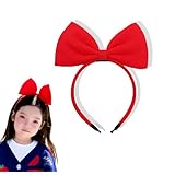 [ALLVD] カチューシャ 赤色 姫カチューシャcosplay仮装ハロウィンパーティー アクセサリー小物 リボンのシュシュ 大人でも子供でもいいです 1個入