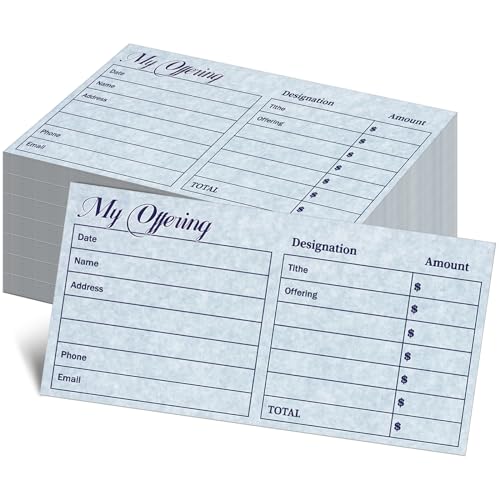 Woanger 500 Tithes and Offering Envelopes for Church Donation,Vintage