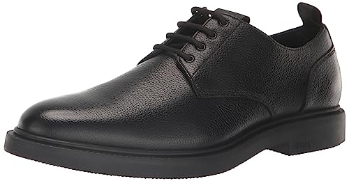 Image of BOSS Men's Larry Grain Leather Derby Dress Shoe