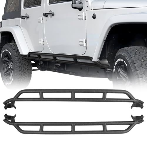 Estribos laterales de acero para Jeep Wrangler JK 2007-2018
