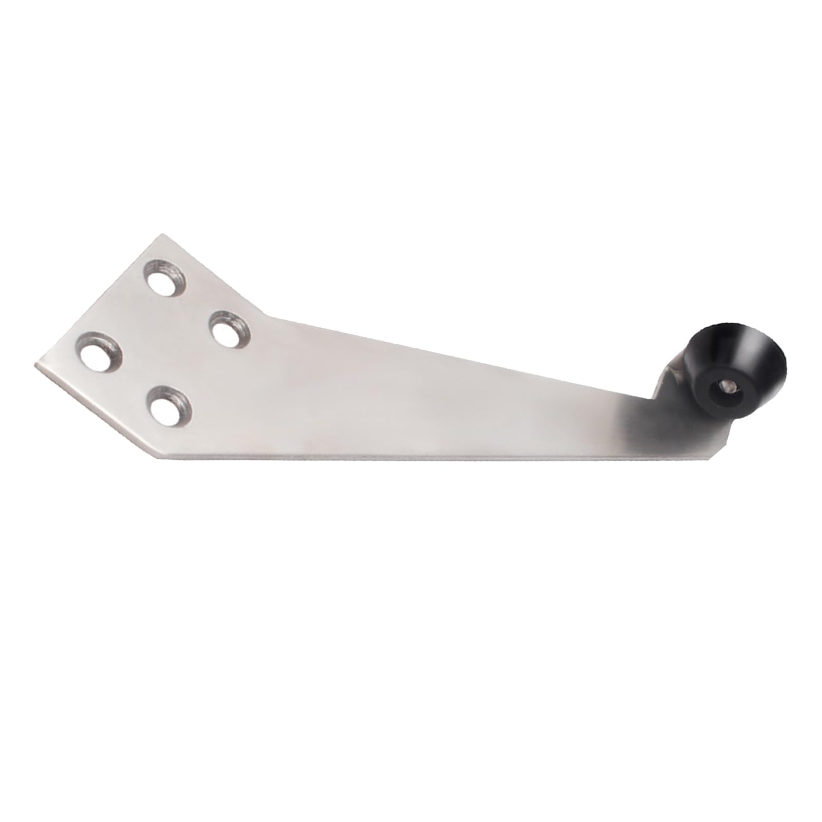 Tertioi Leave Open Floor Door Stop Steel Stopper Multifunctional Metal Door Stopper Function Sturdy Wedge Home Use