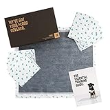 BarkBox Odorless Puppy Pads | 70 Count | Quick Dry, Ultra Absorbent Activated Charcoal Dog Pee Pads, Pet Training Accessories for Housebreaking, Pheromone Attractant | Charcoal | Large