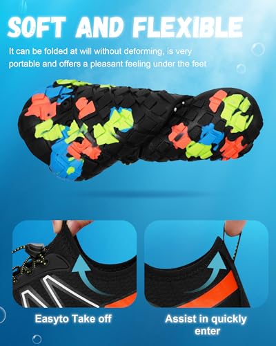 Image of Hike Barefoot Shoes Women Men,Wide Toe Water Shoes 2025 New Breathable Grounded Footwear Non-Slip Fashion Hiking Shoe for Walking Swim Pool Beach Outdoor Water Sports