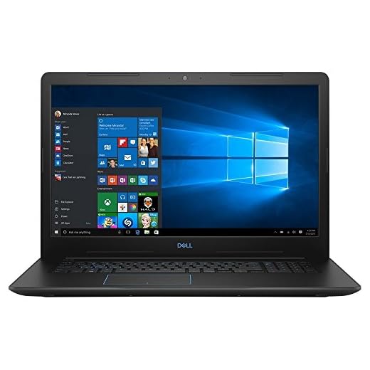 Dell G3779-7934BLK-PUS Gaming Laptop 17" LED Display - 8th Gen Intel Core i7-8750H, 8GB Memory, 128GB SSD+1TB HDD, NVIDIA GeForce GTX 1050 Ti 4GB, Black