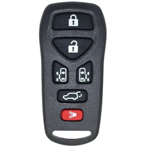 Carcasa para llave remota de 6 botones para Nissan Quest 2004-2010
