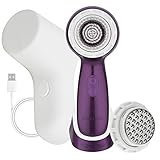 Michael Todd Beauty Soniclear Petite – Facial Cleansing Brush System - 3-Speed Powered Exfoliating...