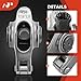 A-Premium 16Pcs Stainless Steel Engine Roller Rocker Arms with Needle Bearings Compatible with Chevy BBC 454, 1.8 Ratio, 7/16