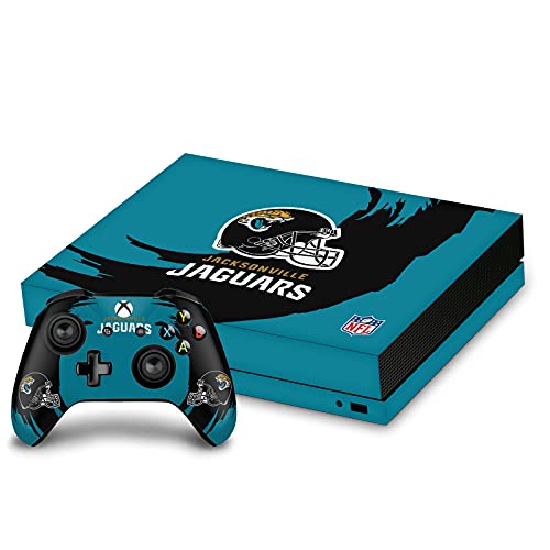 Skin NFL Jacksonville Jaguars Xbox One X pour des soirées gaming de football