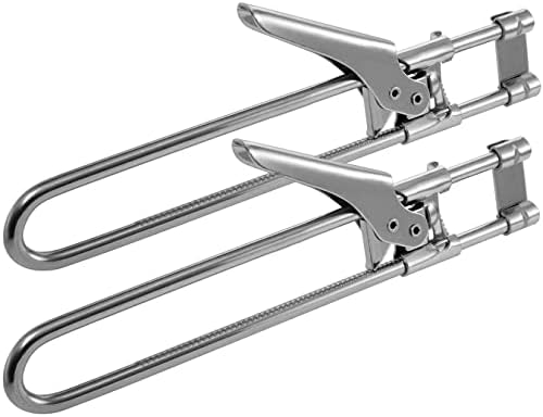 Bottle Opener, Adjustable Multifunctional Stainless Steel Can Opener, Manual Jar Bottle Opener Kitchen Accessories,Easy-open Adjustable Jar Opener (2PCS)